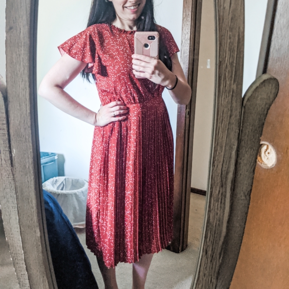 Red dress